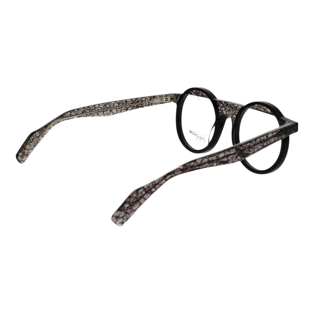 Yohji Yamamoto Black Unisex Optical Frames
