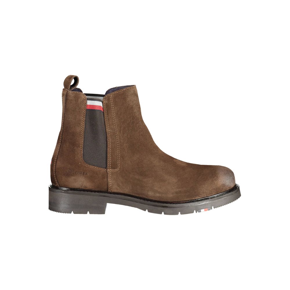 Tommy Hilfiger Brown Polyester Boot