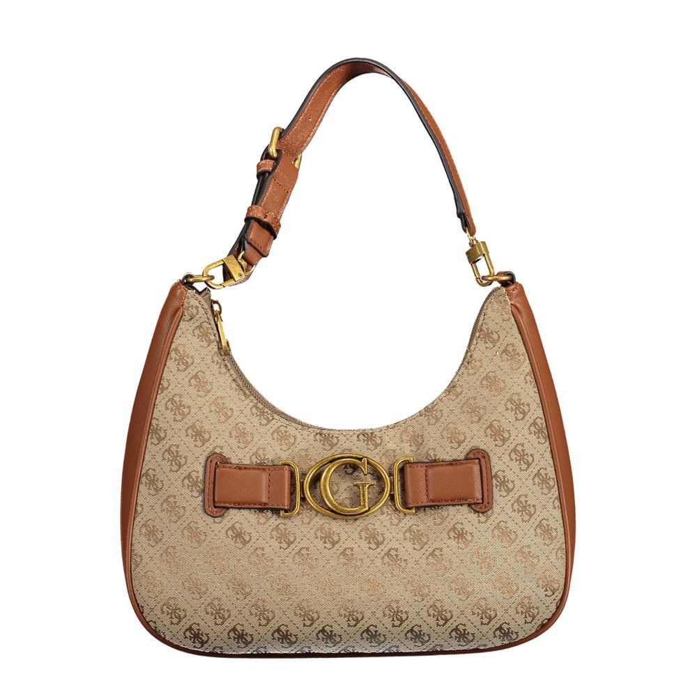 Guess Jeans Brown Polyethylene Handbag