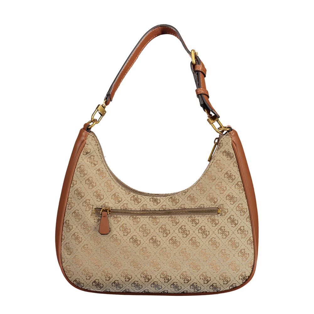 Guess Jeans Brown Polyethylene Handbag