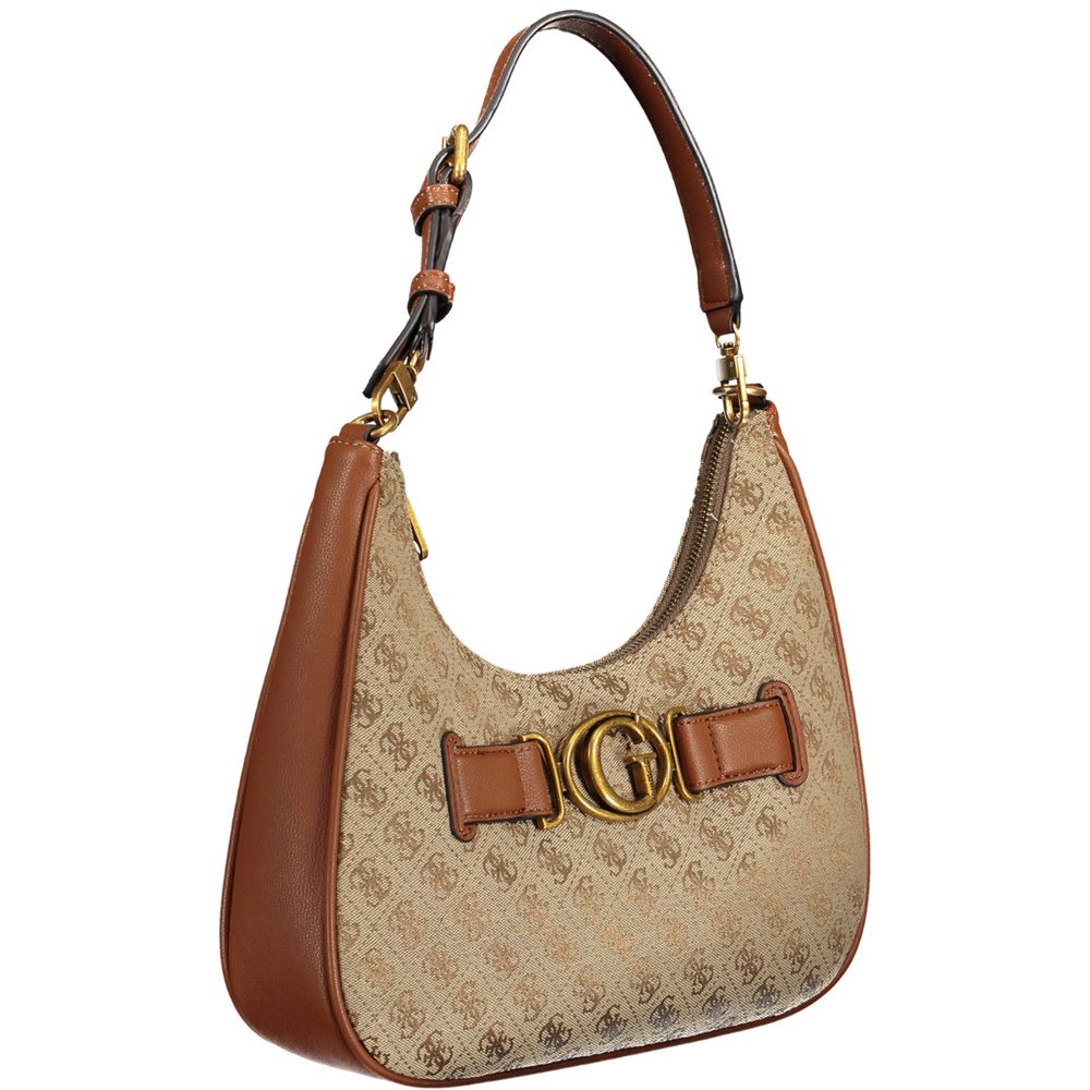 Guess Jeans Brown Polyethylene Handbag