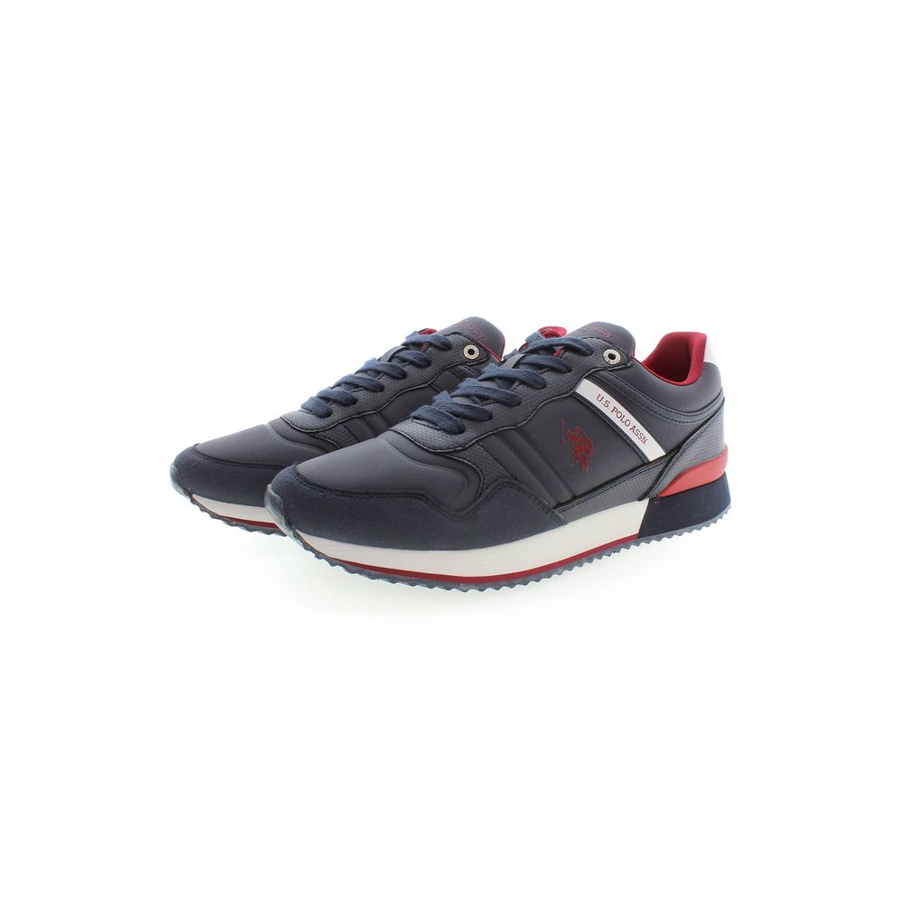 U.S. POLO ASSN. Blue Polyester Sneaker