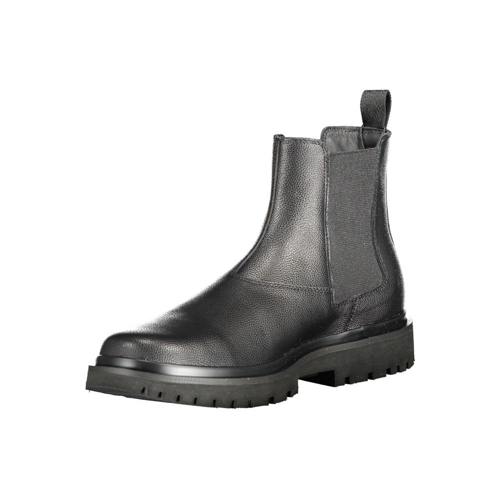 Calvin Klein Black Polyester Boot
