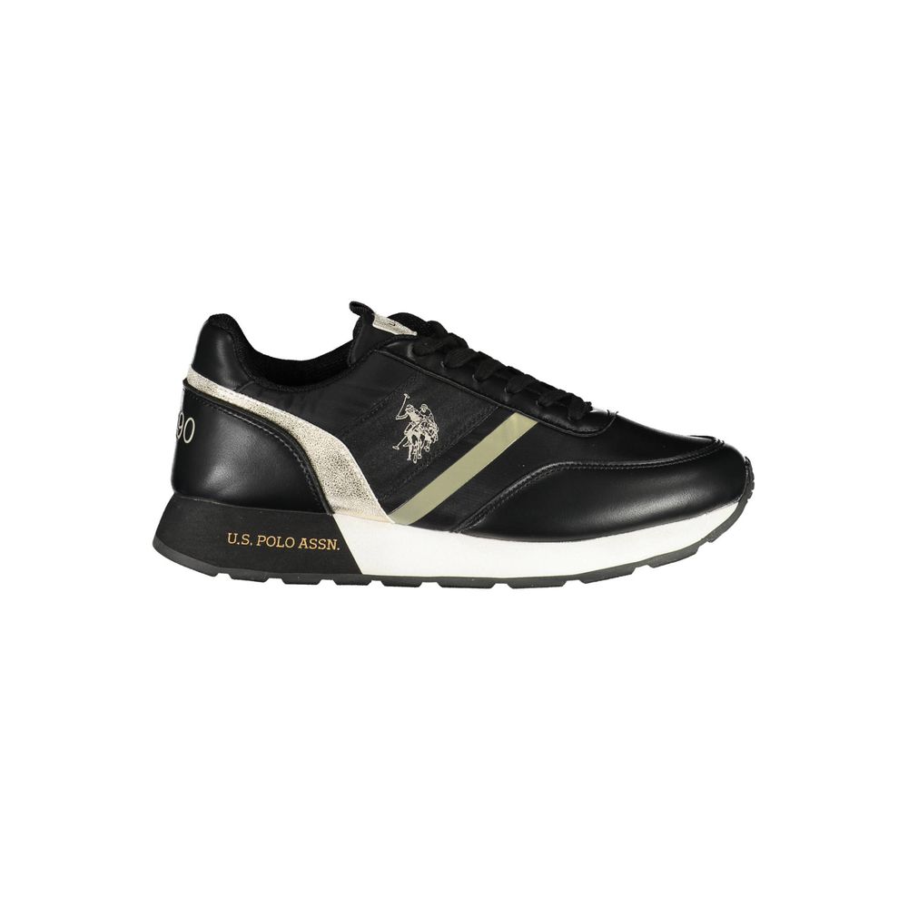 U.S. POLO ASSN. Black Polyester Sneaker
