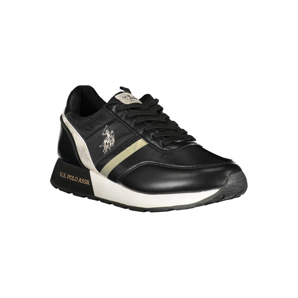 U.S. POLO ASSN. Black Polyester Sneaker
