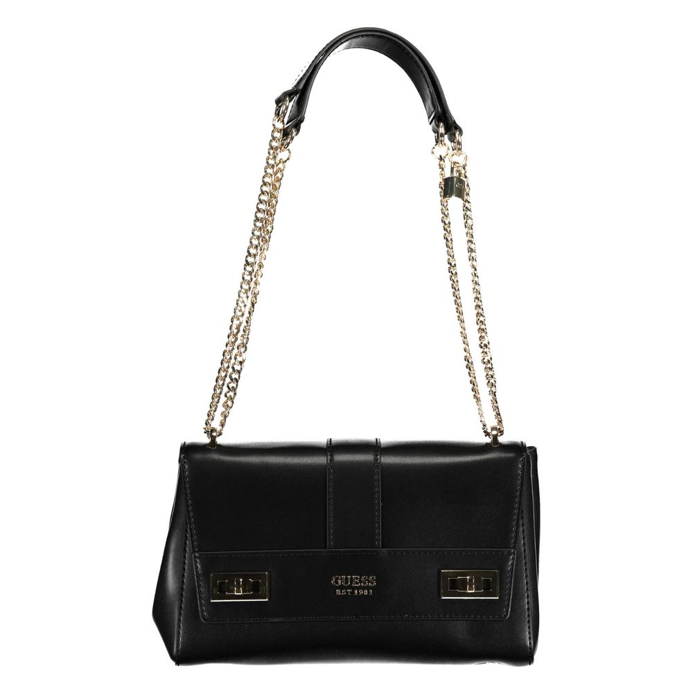 Guess Jeans Black Polyethylene Handbag