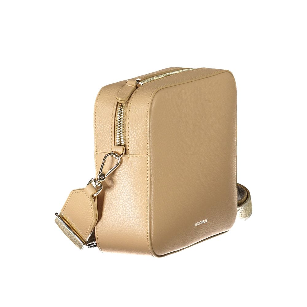 Coccinelle Beige Leather Handbag