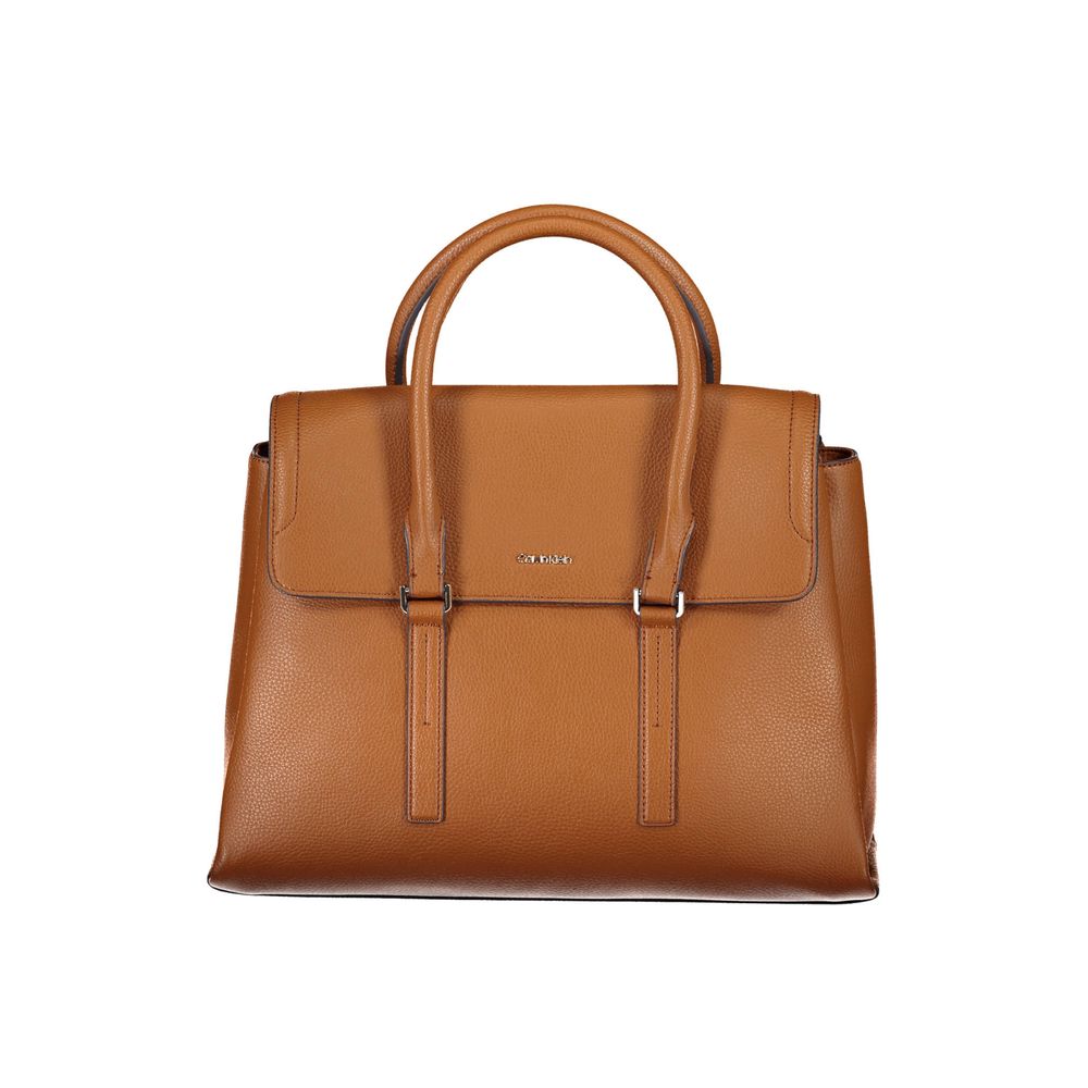 Calvin Klein Brown Polyethylene Handbag