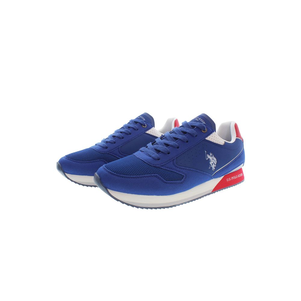 U.S. POLO ASSN. Blue Polyester Sneaker