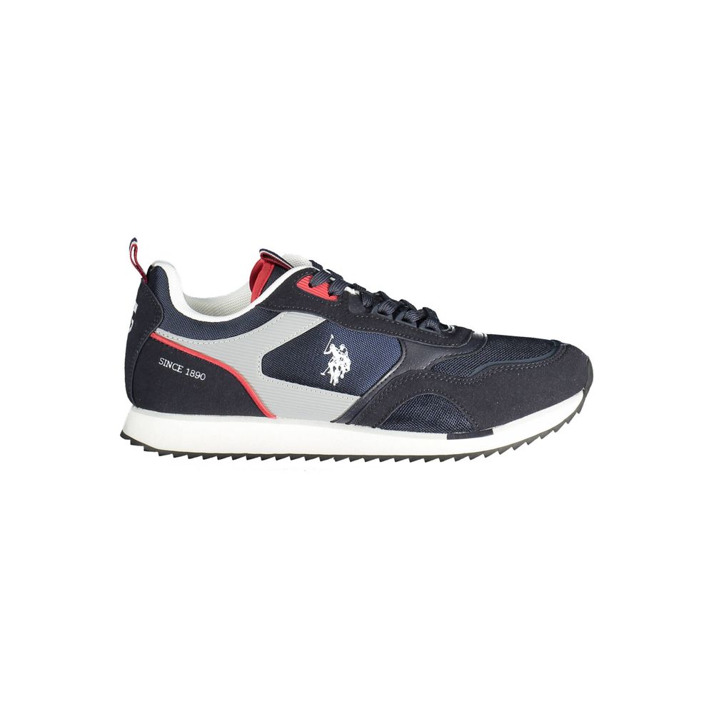 U.S. POLO ASSN. Blue Polyester Sneaker