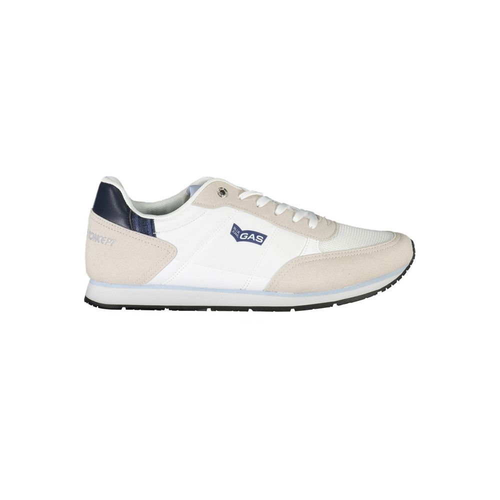 Gas White Polyester Sneaker