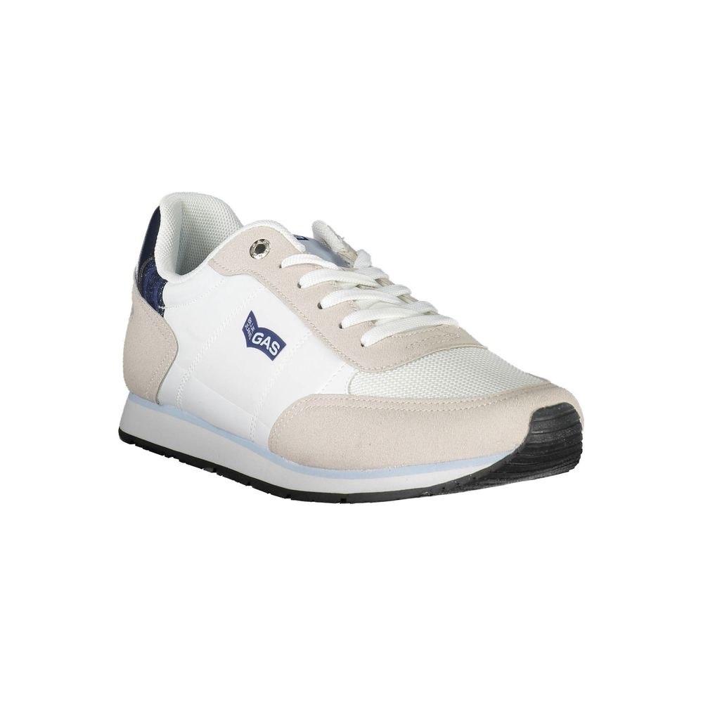 Gas White Polyester Sneaker
