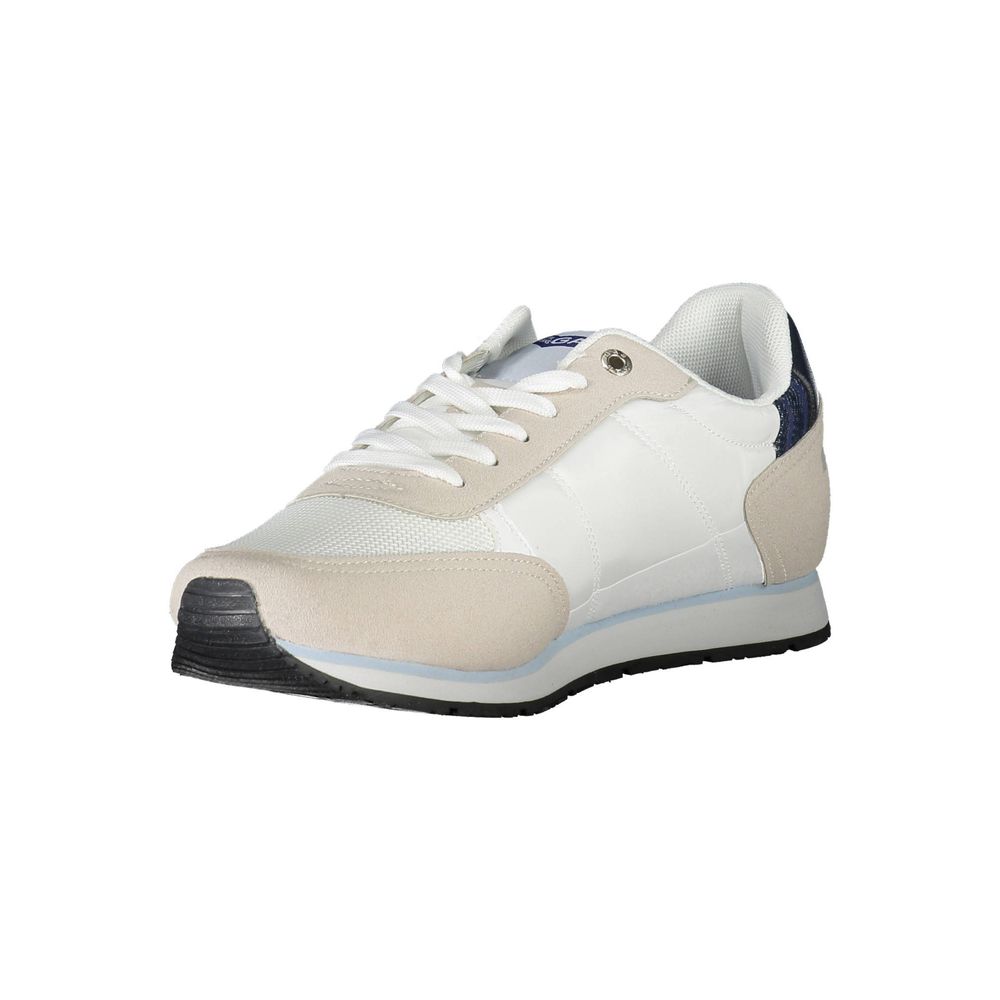 Gas White Polyester Sneaker