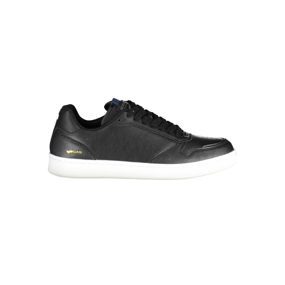 Gas Black Artificial Leather Sneaker