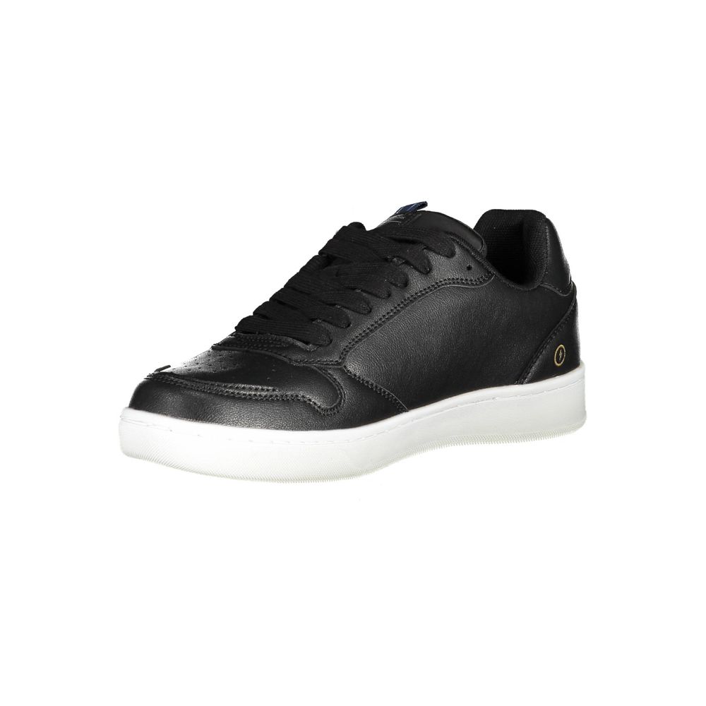 Gas Black Artificial Leather Sneaker