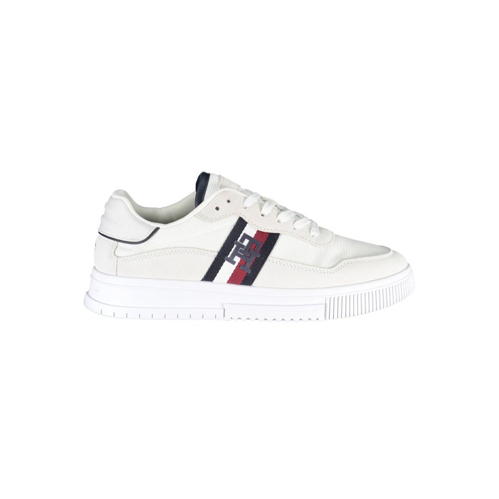 Tommy Hilfiger White Polyester Sneaker