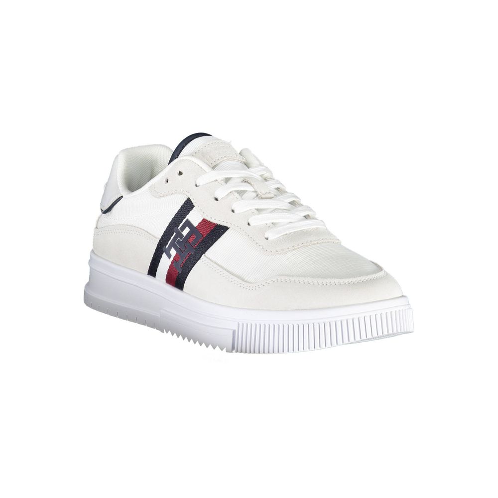 Tommy Hilfiger White Polyester Sneaker