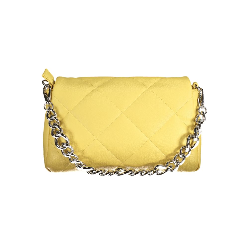 Mario Valentino Yellow Polyethylene Handbag