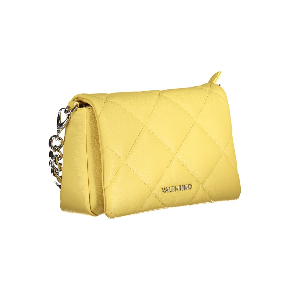 Mario Valentino Yellow Polyethylene Handbag