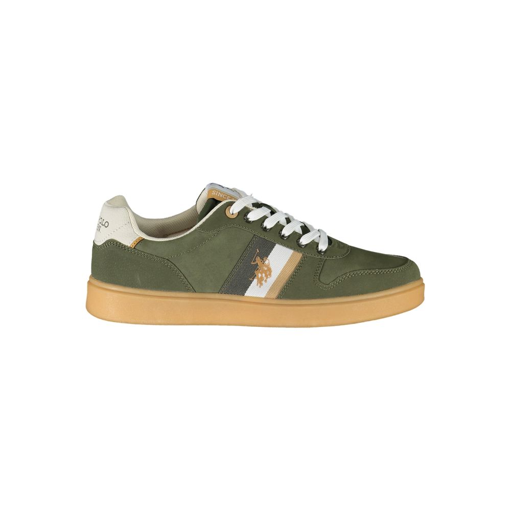 U.S. POLO ASSN. Green Polyester Sneaker