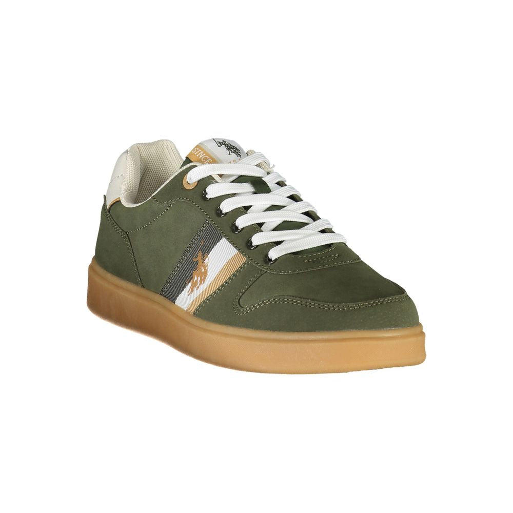 U.S. POLO ASSN. Green Polyester Sneaker