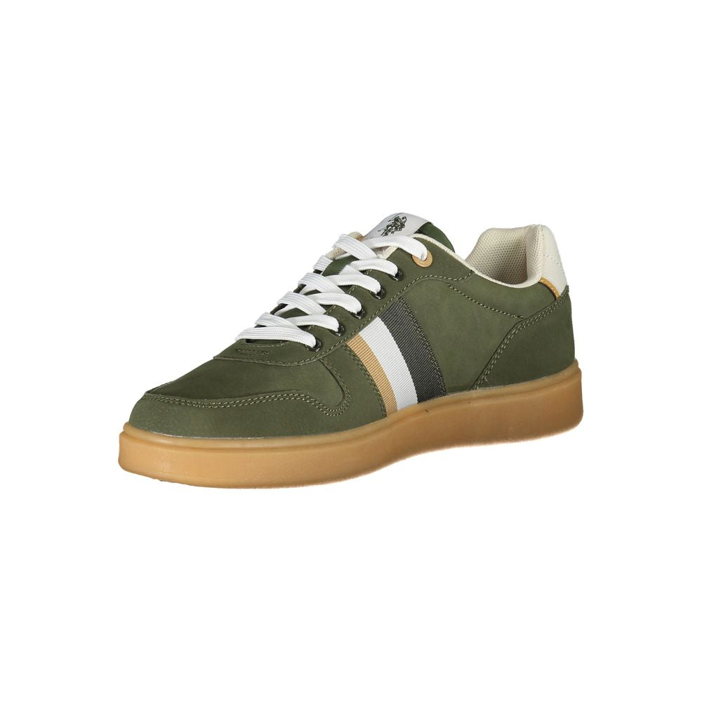 U.S. POLO ASSN. Green Polyester Sneaker