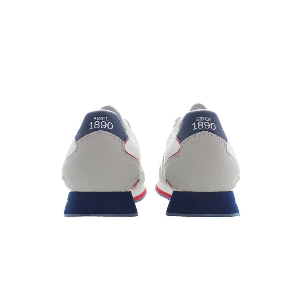 U.S. POLO ASSN. White Polyester Sneaker