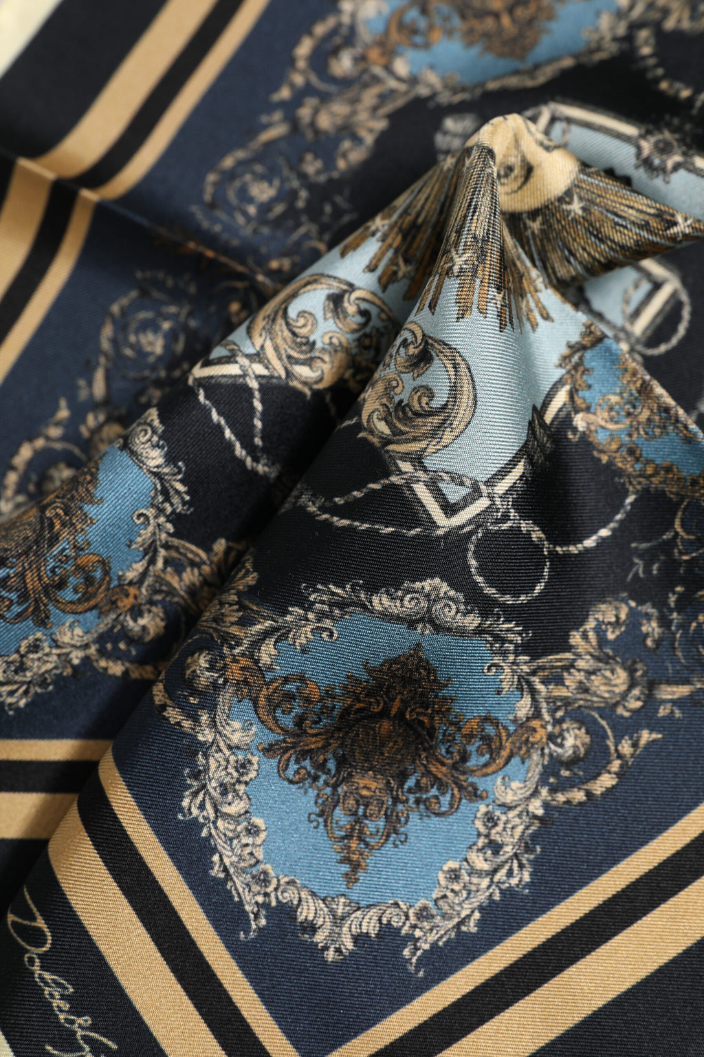 Dolce & Gabbana Multicolor Cashmere Square Men Foulard Scarf