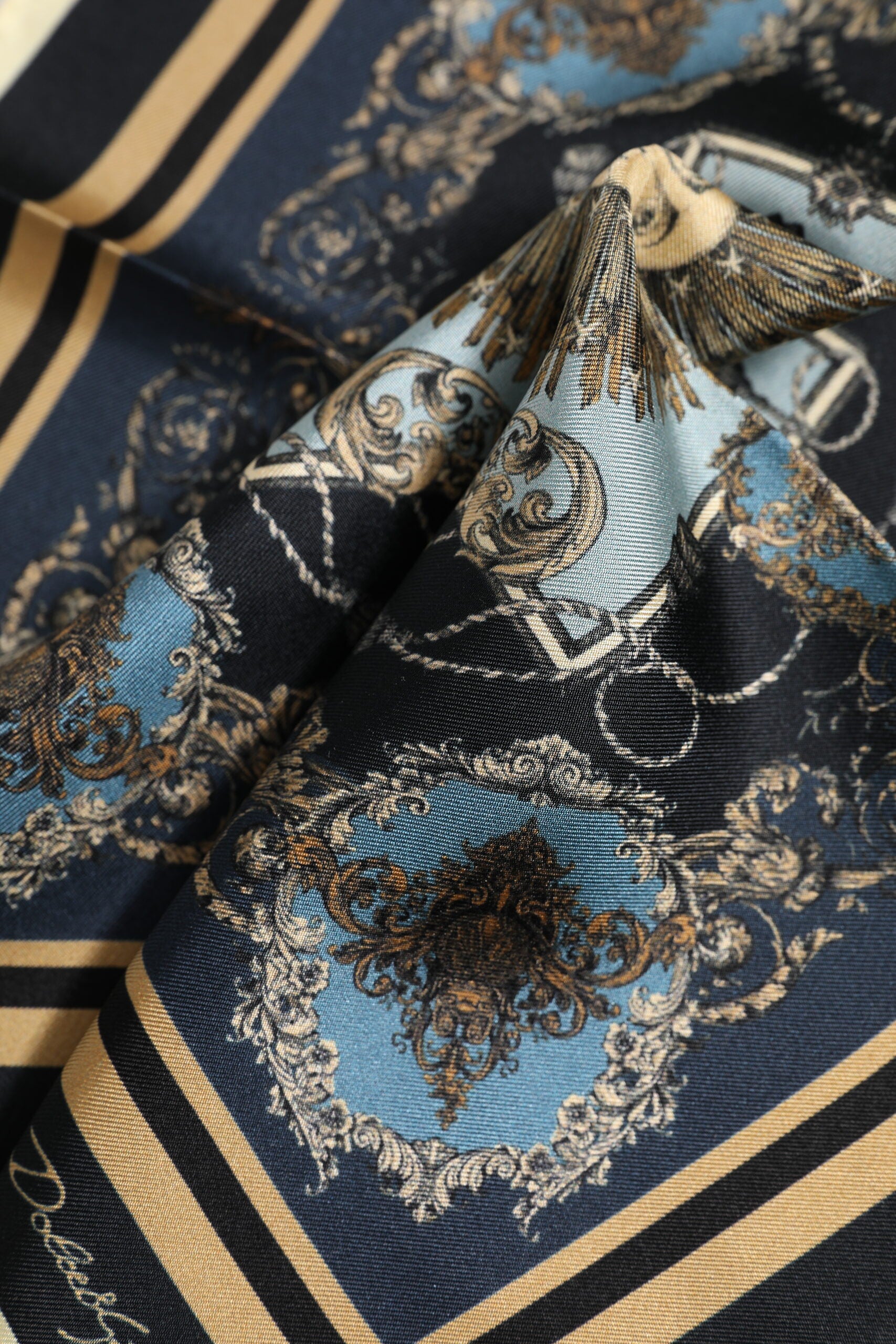 Dolce & Gabbana Multicolor Cashmere Square Men Foulard Scarf