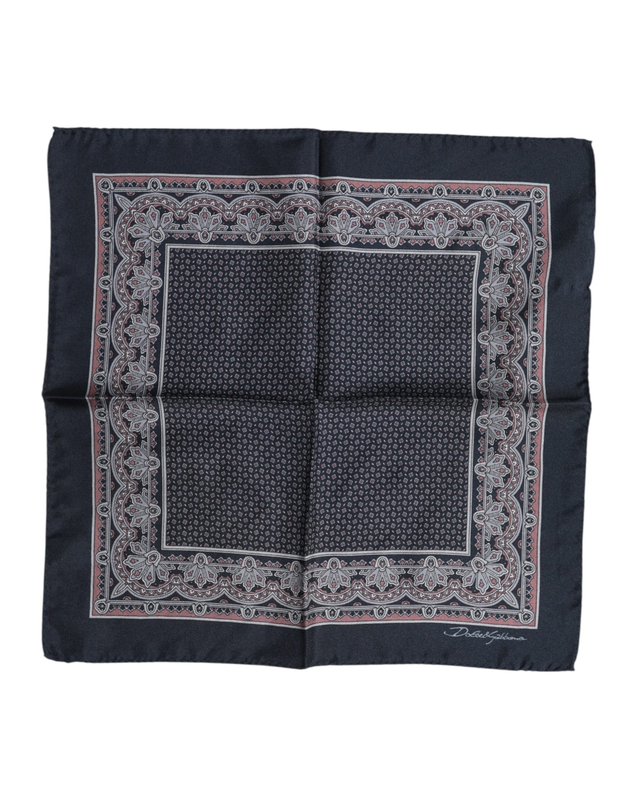 Dolce & Gabbana Multicolor Fantasy Silk Square Foulard Scarf