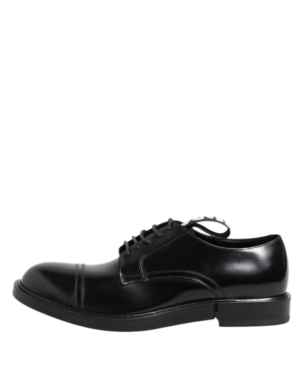 Dolce & Gabbana Black Leather Dress Lace Up Men Formal Shoes