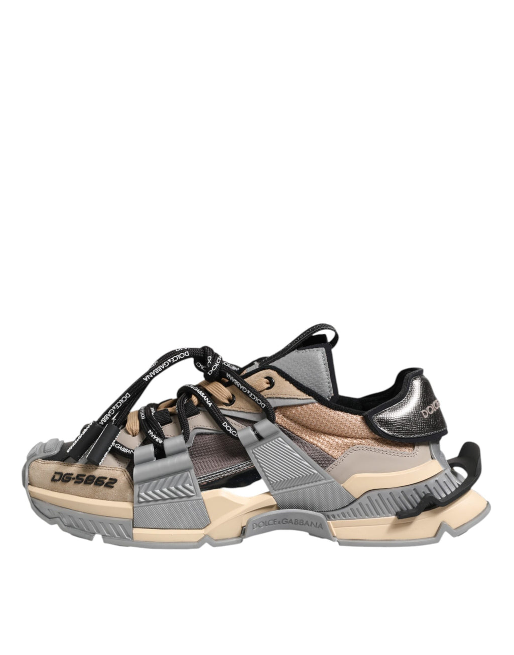 Dolce & Gabbana Multicolor Panelled Space Sneakers Shoes