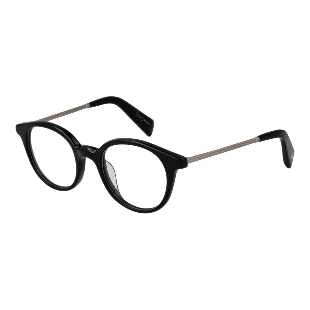 Yohji Yamamoto Black Unisex Optical Frames