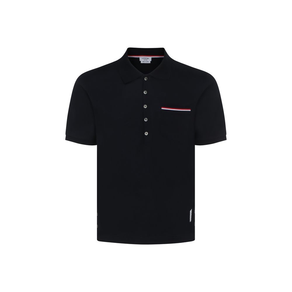 Thom Browne Short Sleeves Polo Shirt