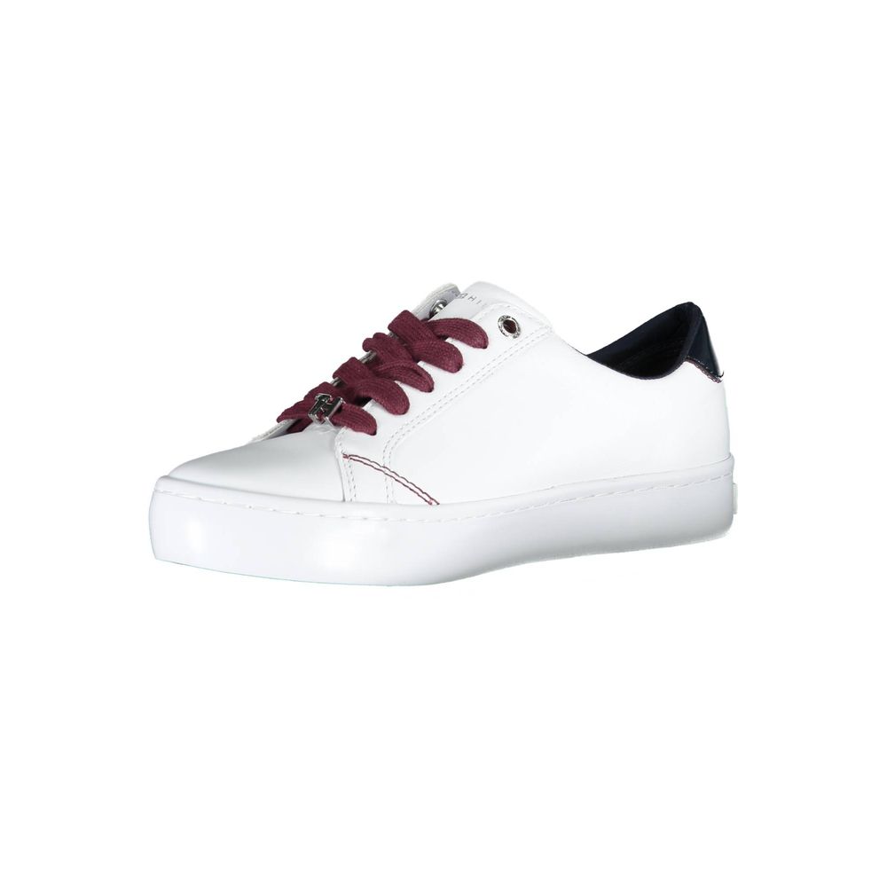 Tommy Hilfiger White Leather Sneaker