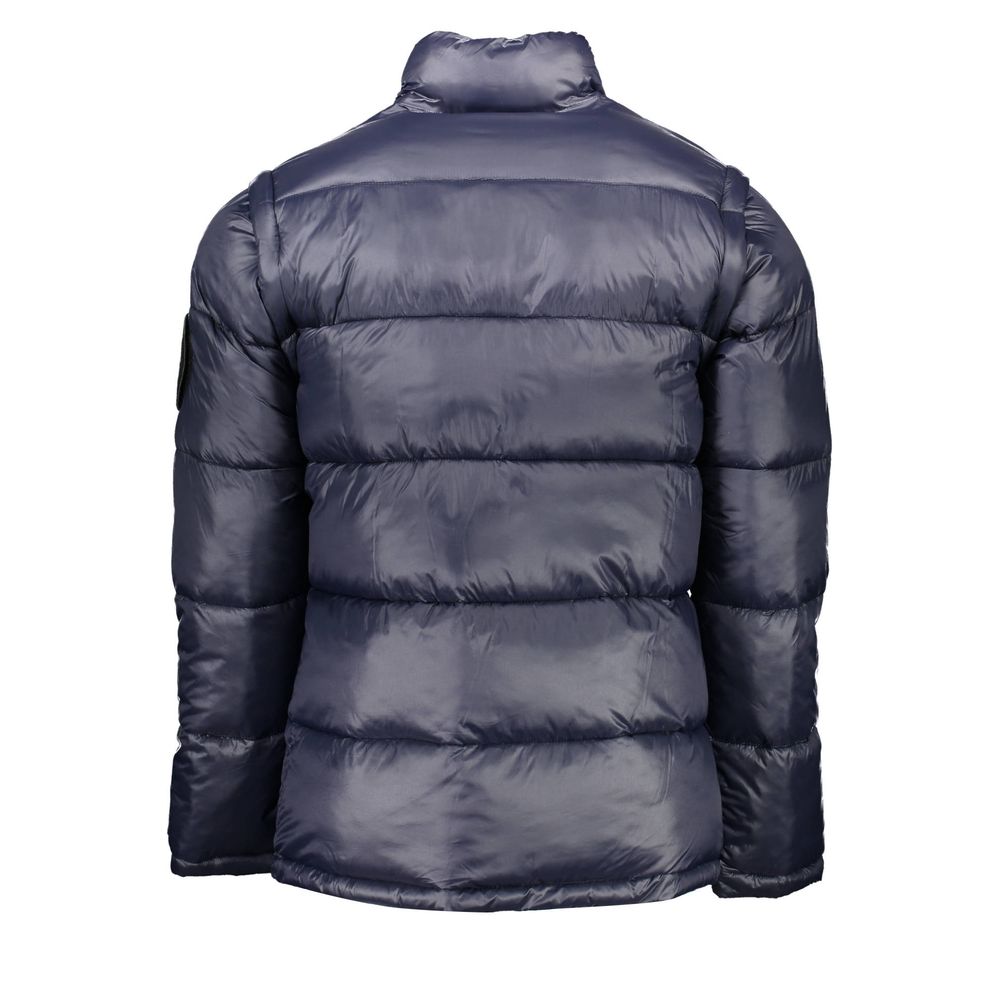 Plein Sport Blue Polyester Jacket