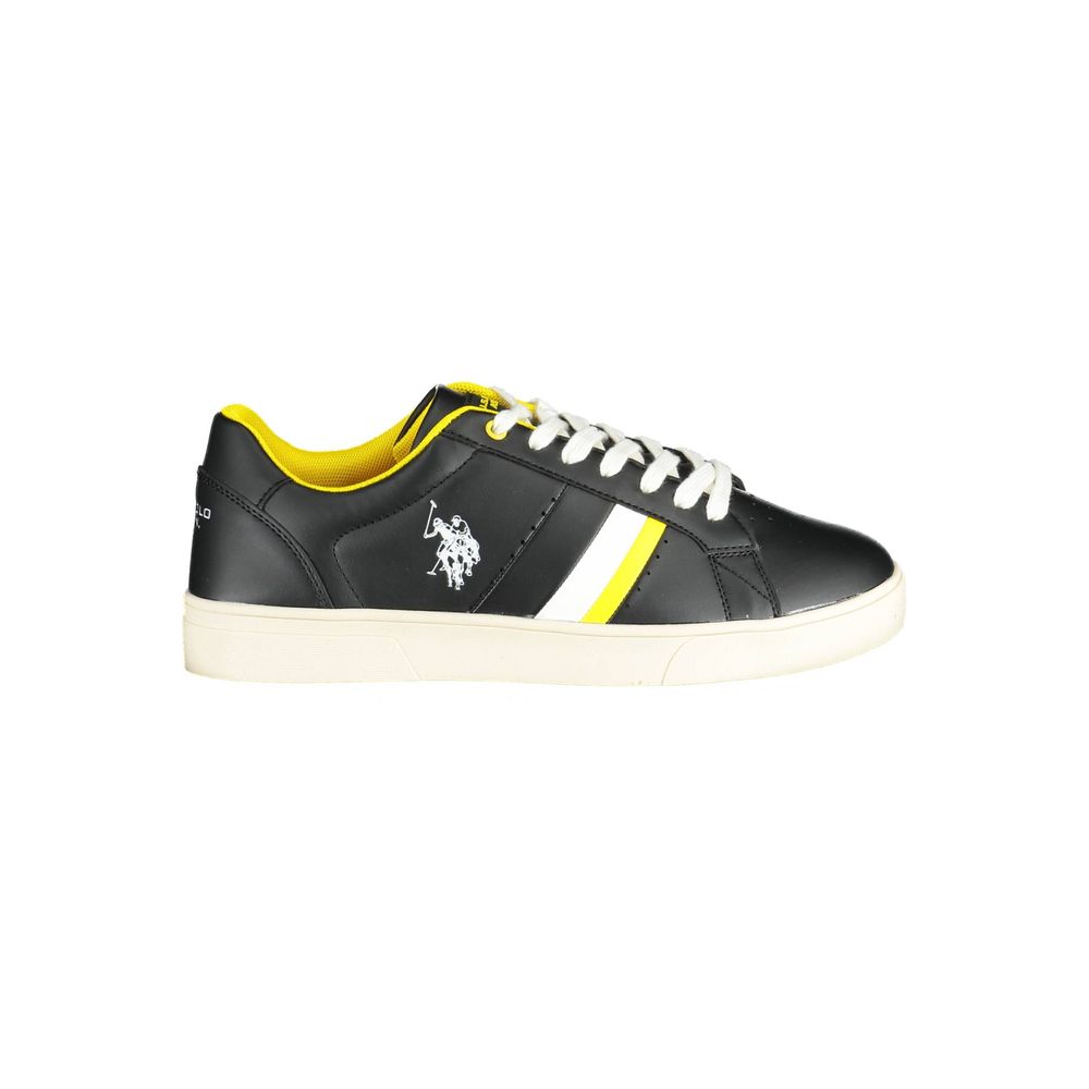 U.S. POLO ASSN. Black Polyester Sneaker