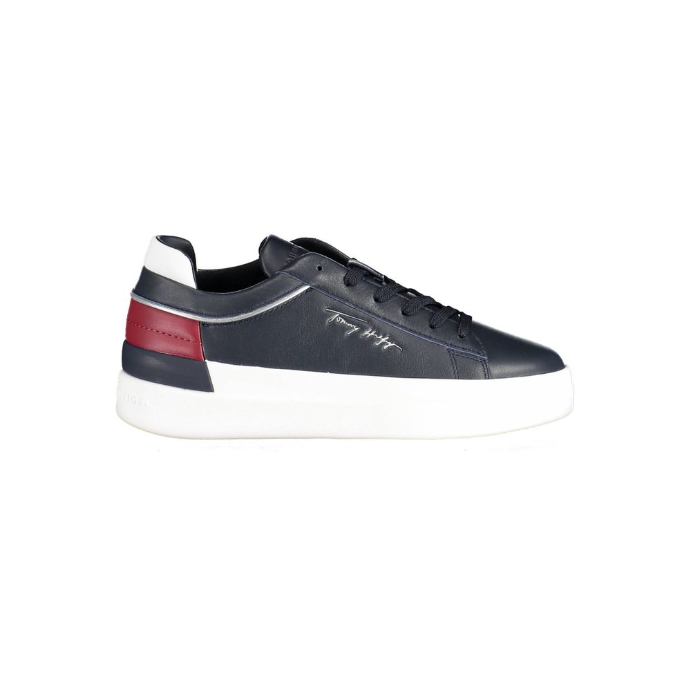 Tommy Hilfiger Blue Polyester Sneaker