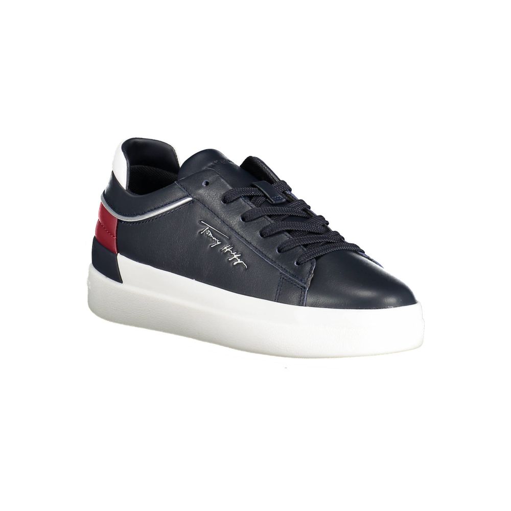 Tommy Hilfiger Blue Polyester Sneaker