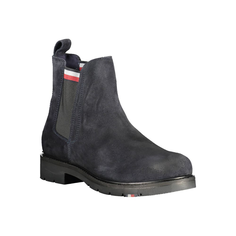 Tommy Hilfiger Blue Polyester Boot