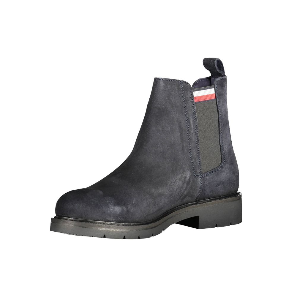 Tommy Hilfiger Blue Polyester Boot
