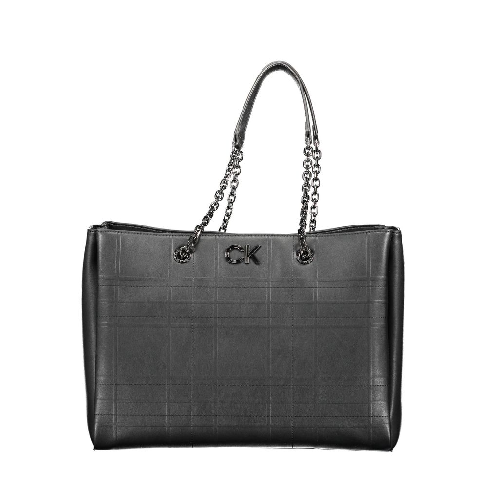Calvin Klein Black Polyester Handbag