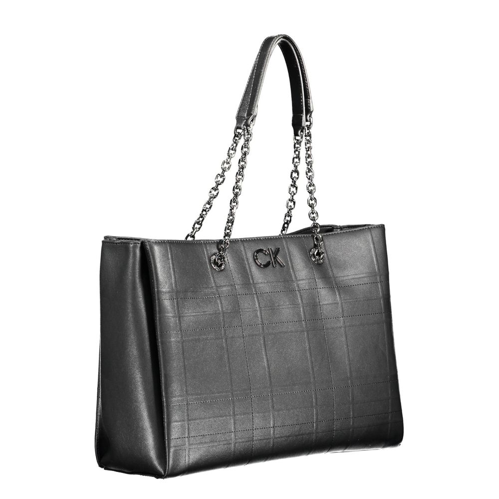 Calvin Klein Black Polyester Handbag