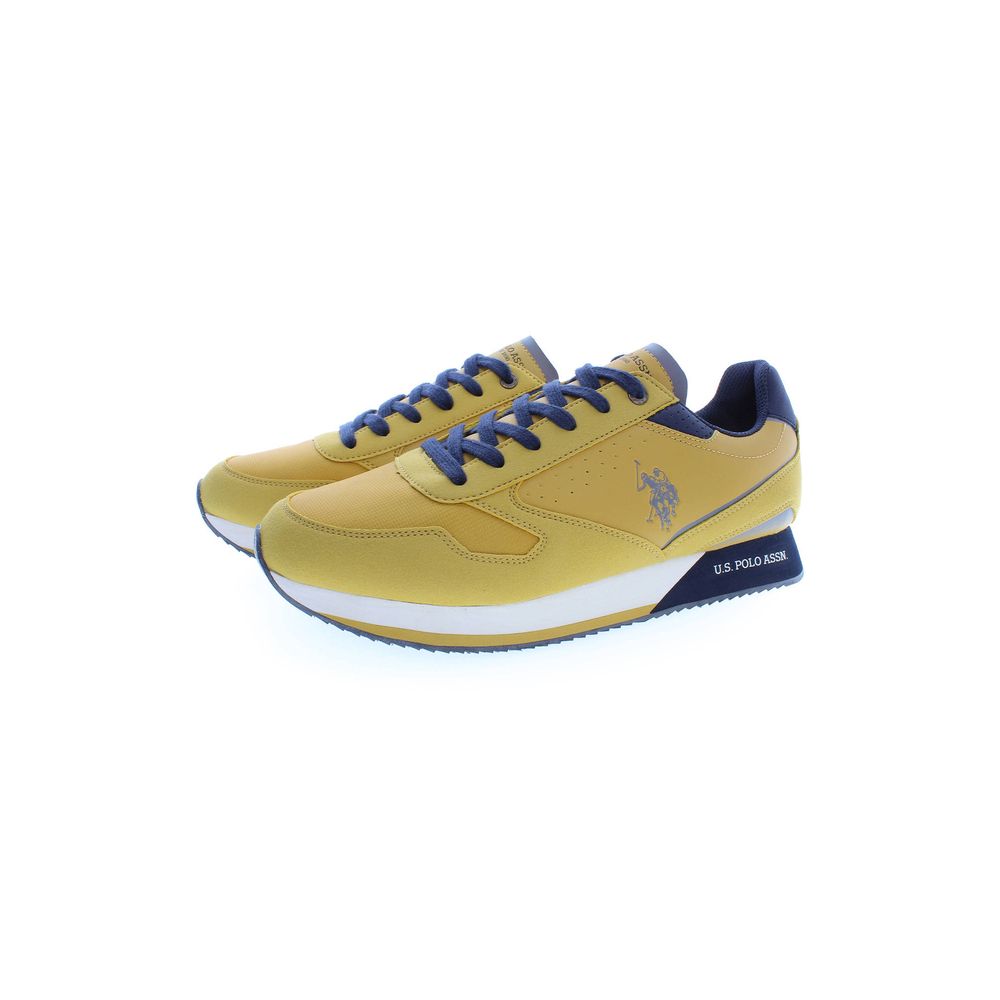 U.S. POLO ASSN. Yellow Polyester Sneaker