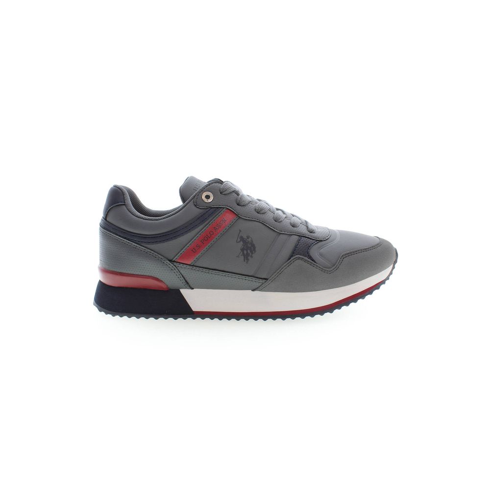 U.S. POLO ASSN. Gray Polyester Sneaker