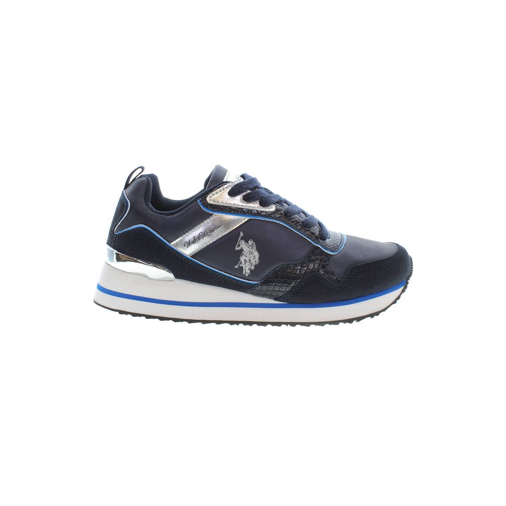 U.S. POLO ASSN. Blue Polyester Sneaker