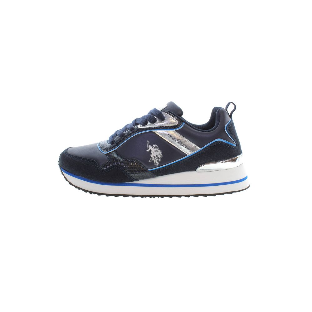 U.S. POLO ASSN. Blue Polyester Sneaker