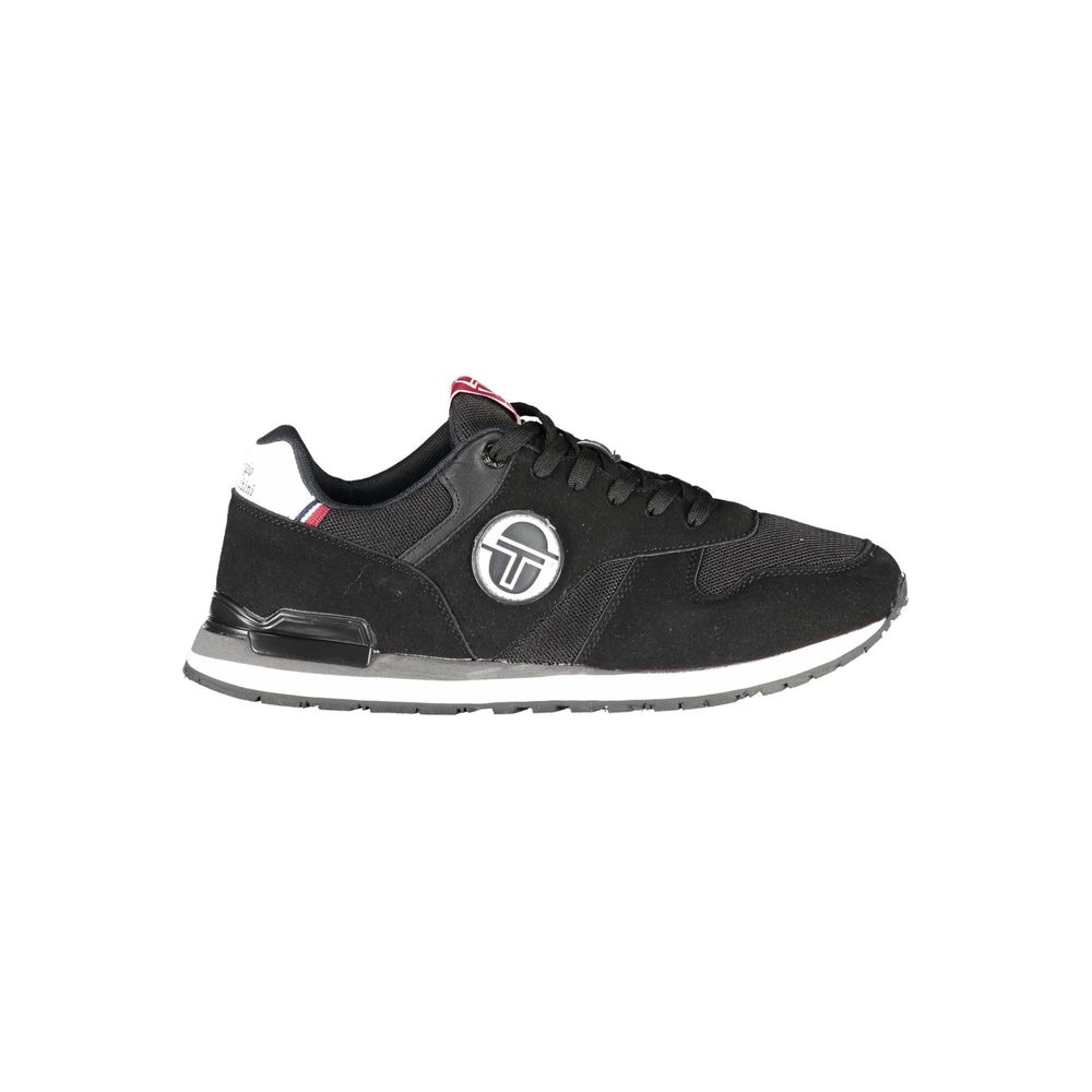 Sergio Tacchini Black Polyester Sneaker