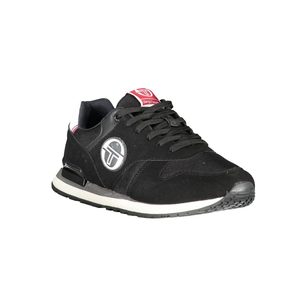 Sergio Tacchini Black Polyester Sneaker
