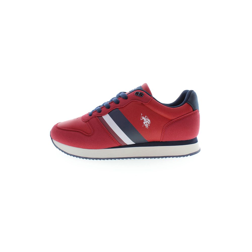 U.S. POLO ASSN. Red Polyester Sneaker